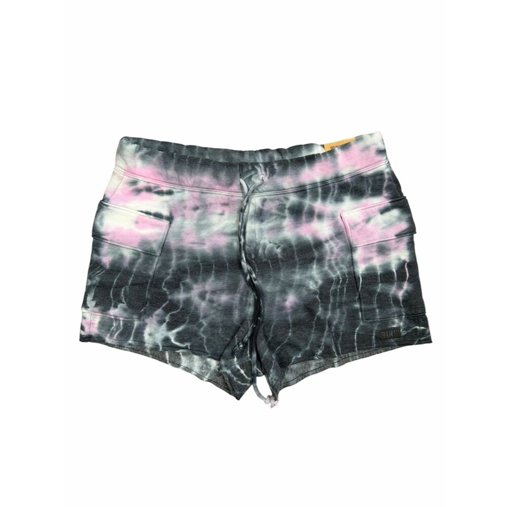 PINK Tie Dye Cargo Lounge Shorts NWT Size Medium